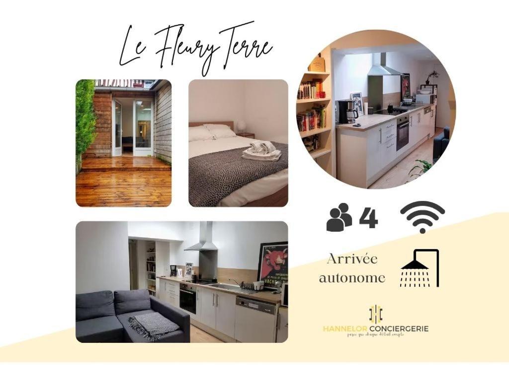 Fleuryterre - Grand 2 Pieces Avec Terrasse Apartment Deville-les-Rouen Bagian luar foto
